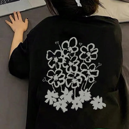 トクトク SALE プリント T シャツ レディース 半袖 丸首 綿 100 コットン素材 カジュアル 夏服 ゆったり トレンドファッション 夏新作 大人可愛い 着心地良い 肌にやさしい 防汗速乾 通気性抜群 ペアコーデ カップルコーデ対応 デザイン豊富 大人カジュアル