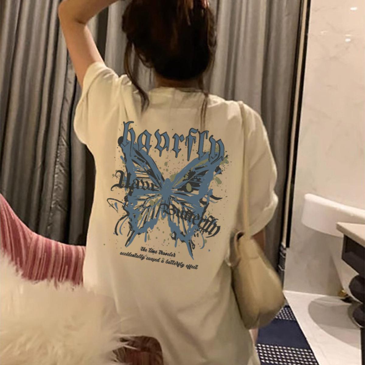 【Tシャツ レディース 半袖 プリント 綿100%】 丸首 ゆったり 夏服 2025年夏新作 カジュアル おしゃれ ペアコーデ可能 カップルコーデ 速乾 通気性抜群 肌にやさしい 大人かわいい トレンド着回し  コットン素材 デザイン豊富