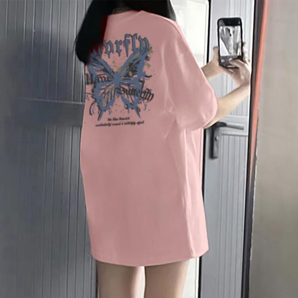 【Tシャツ レディース 半袖 プリント 綿100%】 丸首 ゆったり 夏服 2025年夏新作 カジュアル おしゃれ ペアコーデ可能 カップルコーデ 速乾 通気性抜群 肌にやさしい 大人かわいい トレンド着回し  コットン素材 デザイン豊富